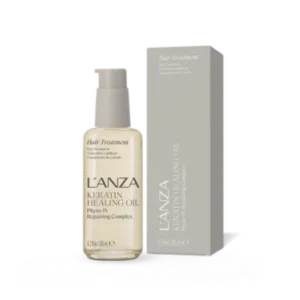 L’ANZA Keratin Healing Oil Hair Treatment, 185ml bottle and box