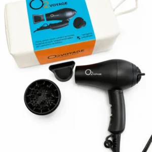 O2P travel hair dryer — current Austin James Phorest product photograph